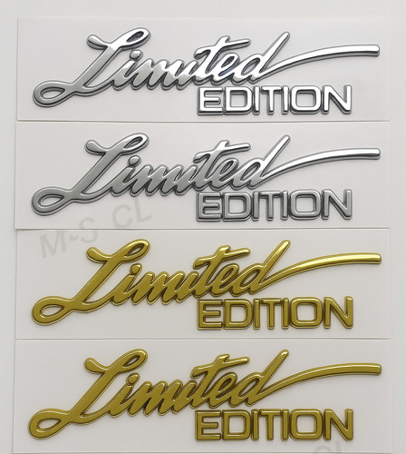 Limited edition metall - 4x, 3d