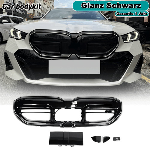 Glanz schwarz front - schwarz,