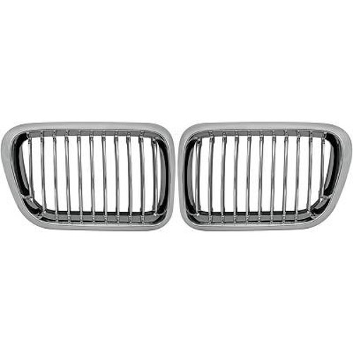 Kühlergrill chrom schwarz